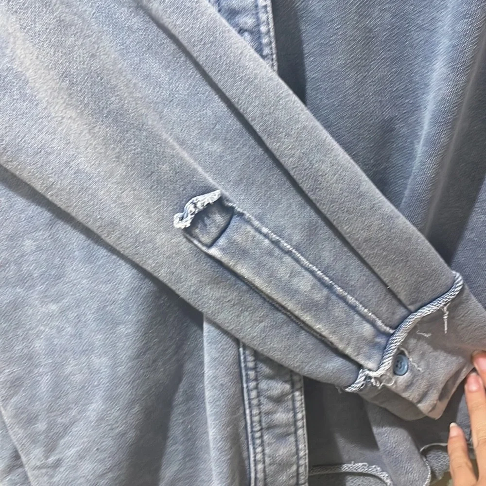 Blue “Shacket” - Picture 2 of 6
